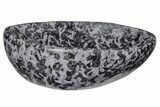 Polished, Indigo Gabbro Bowl - Madagascar #209883-1